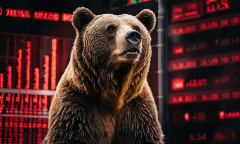 Индикатор MACD сигнализирует о медвежьем тренде биткоина
