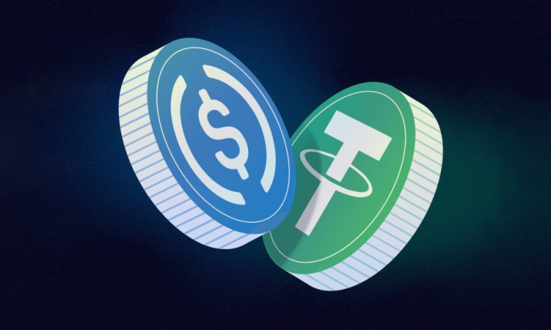 USDC обогнал USDT по объемам транзакций впервые с 2019 года