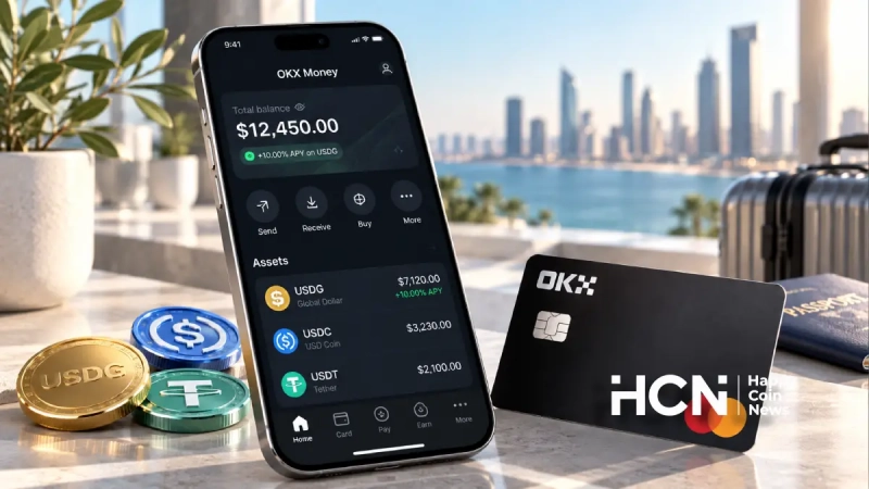 OKX Money предлагает до 10% на USDG и платежи по карте, но это не банковский депозит