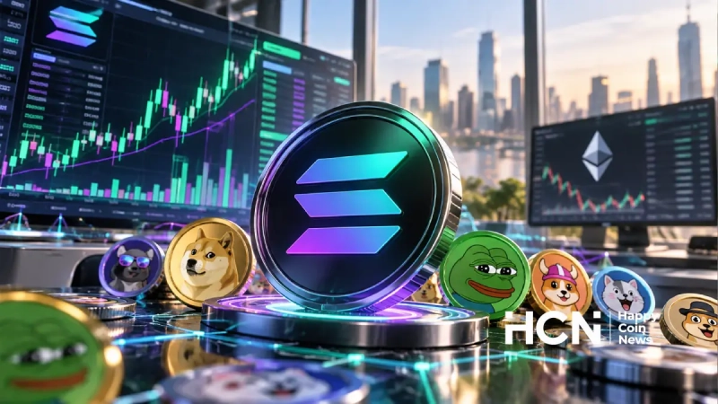 Solana вернула 91% рынка мемкоинов после снижения активности Robinhood Chain